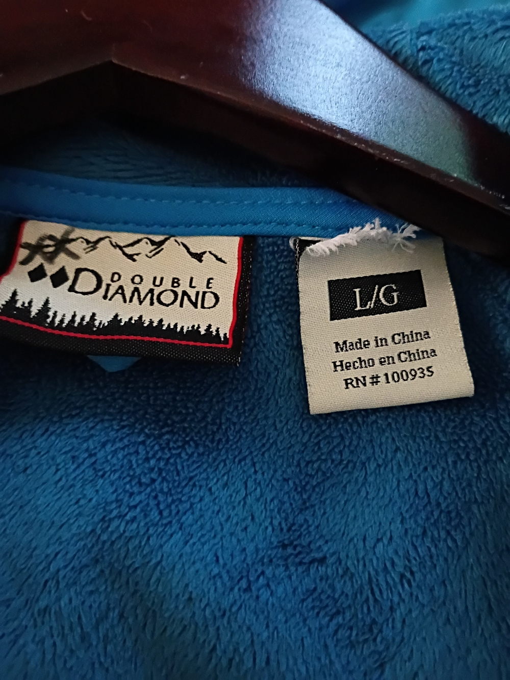 Diamond Supply Co. Teal Hooded Softshell Jacket - Picture 3 of 3